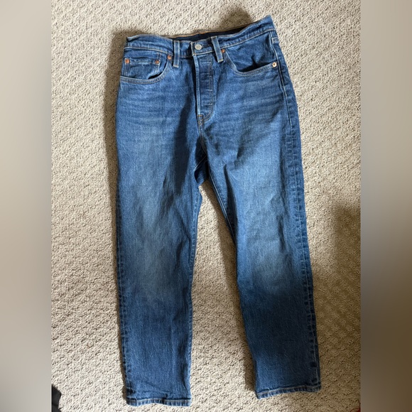 Levi's Denim - Levi's Straight Fit Denim Jeans - Deep Blue